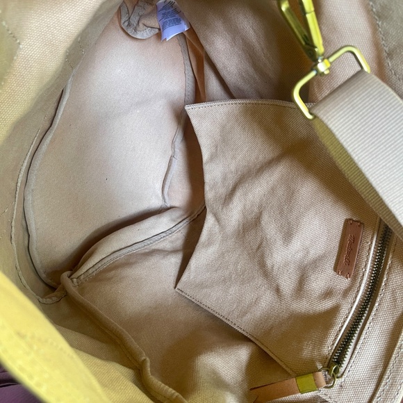 Madewell X BACKDROP Studio Hours Collab Camden Canvas Tote Shoulder/Crossbod Bag - Picture 10 of 16